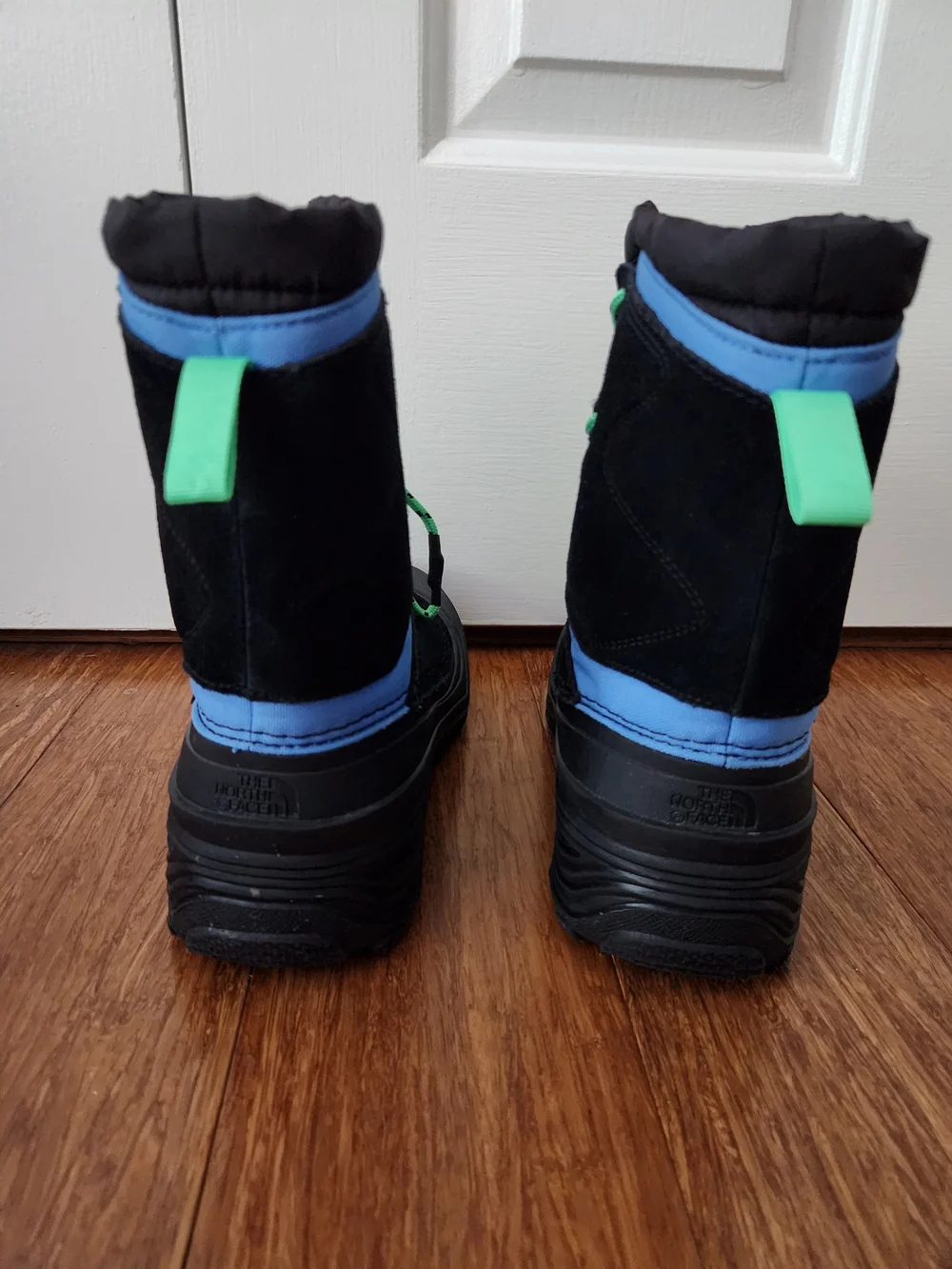 The North Face Z23120 Kids Waterproof Blue Alpenglow V Winter Boots Youth Size 5